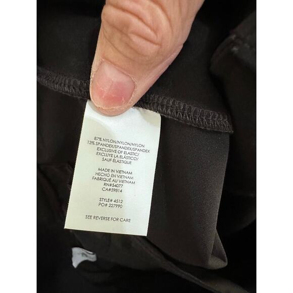 NWT CAbi #4512 Women's Black Capsole Stretch Keynote Trouser Pants Size 12 - Picture 4 of 4